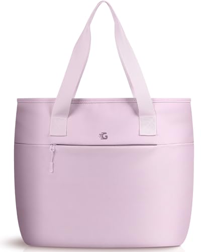 GLORIEROO 2-in-1 Cooler Bags Insulated for Women, Insulated Tote with 15.6‘’Laptop Compartmen for Work, Nurse, Outdoor - color: Lavender
