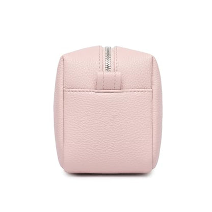 PU leather Organizer Bag Lightweight Cosmetic Bag with Ring Clasp Perfect Travel Makeup Bag for Women (Charming/PU) - color: Charming/PU