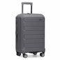 Traveler's Choice Pagosa Hardshell Expandable Luggage with Spinner Wheels, Gray, 22-Inch Carry-on - color: Gray, size: 22-Inch Carry-on