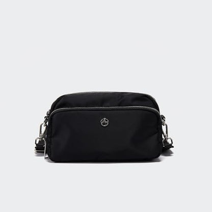 Pander Crossbody Sling Bag – Everyday Purse with Adjustable Strap, Perfect for Travel, Errands, and Daily Use - color: Black Onyx