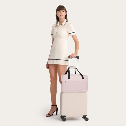 Kono Travel Duffel 20L Under Seat Carry-On Sports Tote Gym Weekender Overnight Bag - 15.75"x9.84"x7.87" Pink - color: Pink, size: M(15.75in x 9.84in x 7.87in)-20L