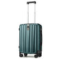 Hanke 20 Inch Carry On Luggage 22x14x9 Airline Approved Lightweight PC Hard Shell Suitcases with Wheels Travel Luggage Rolling Suitcase Travel Luggage Bag for Weekender(Blackish Green) - color: Blackish Green, size: Carry on 20 Inch