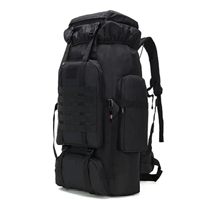Hiking Backpack for Men 70L/100L Camping Backpack Military Rucksack Molle 3 Days Assault Pack for Climbing | Camping Backpack - color: 70l-black