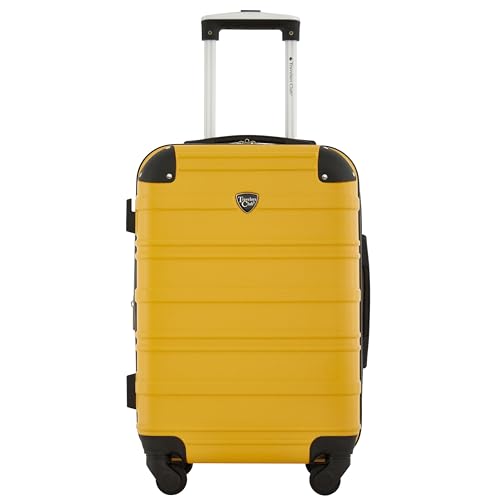 Travelers Club Phoenix Luggage, Gold Rod, 22-Inch Carry-On - color: Gold Rod, size: 22" Carry-On
