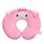Roffatide Anime Cinnamoroll U-Shape Neck Pillow Printed Plush Melody Travel Pillows for Sleeping Christmas and Birthday Gift Melody - color: Pink