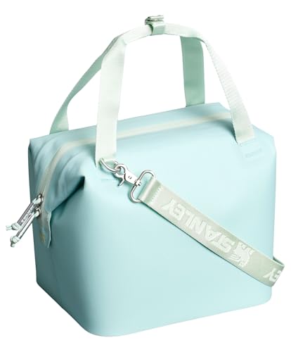Stanley All Day Julienne Soft Cooler Bag and Lunch Box | Insulated Travel Bag with Zipper | BPA-Free - color: Seafoam, style: Mini