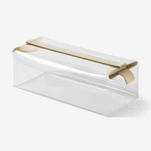 Cadence Parcel - Clear Kit with Magnetic Closure - Durable and Leak-Resistant Travel Toiletry Kit - Modular Design - Hygiene Bag for Travel Essentials - 4 Qt - Pebble - color: Pebble, size: Extra Large