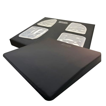 ERGO21 LiquiCell Sports Cushion - 2 Inch Thick Seat Pad for Tailbone, Hip & Lower Back Pain Relief - Ergonomic Comfort for Car, Office, Stadium, Travel & Wheelchairs - Better Than Gel, Foam or Air - size: Large - 18W x 17 x 2"