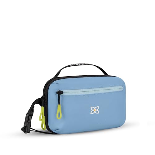 Sherpani Hyk, Small Sling Bag, 1L Belt Bag, Lightweight Travel Fanny Pack, Sling Crossbody Purse with RFID Blocking - color: Maui Blue