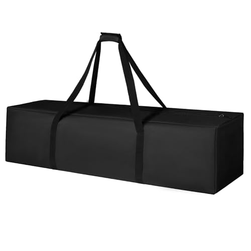 INFANZIA 50inch Sports Duffel Travel Bag, 145L Extra Large Duffel Luggage Bag with Upgrade Zipper, Water Resistant & Foldable Equipment Storage Bag for Camping Tent Tripod Fishing - size: 50x11x16 inch