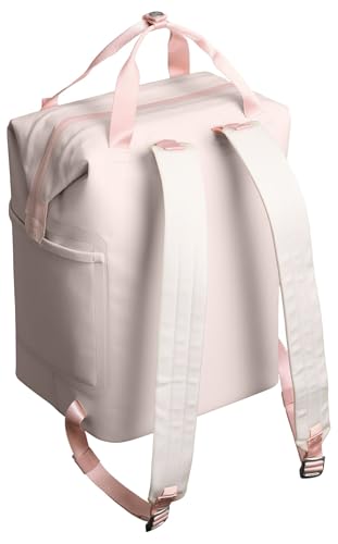 Stanley All Day Madeleine Backpack Soft Cooler 20 Can Cooler with Handle and Shoulder Straps Insulated Travel Bag with Zipper BPA-Free - color: Rose Quartz, style: Mini