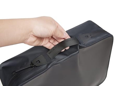 Black Voyage Travel Hydraulic Packing Cube, Dust and Water-Resistant, Translucent TPU Laminated 70D Ripstop Nylon (Black, 3 Pack (X-Small/Small/Medium)) - size: 3 Pack (X-Small/Small/Medium)