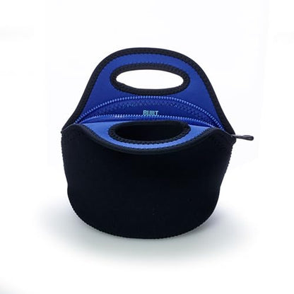 Built Gourmet Getaway Lunch Bag - Insulated Neoprene Lunch Box for Women and Men, Collapsible and Machine Washable, Black - color: Black