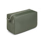 Organizer Bag Lightweight Cosmetic Bag with Ring Clasp Perfect Travel Makeup Bag for Women nylon Stand Up Design (Army Green/Nylon) - color: Army Green/Nylon