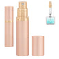 Travel Refillable Perfume Atomizer Bottle 5ml Leakproof Travel Perfume Refillable Bottle, Perfume Atomizer (Rose Gold) - color: Rose Gold