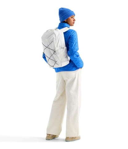 The North Face Women's Jester Everyday Laptop Backpack - Commuter Travel Bag, Laptop Sleeve, Water-Repellent, White Dune/Granite Grey, One Size - color: White Dune/Granite Grey