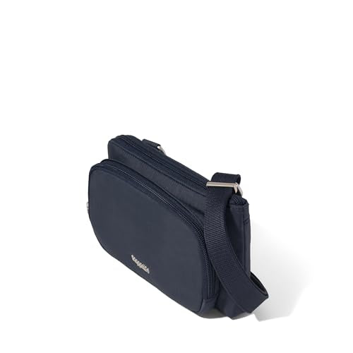 Baggallini Classic Anti-Theft Mini Wallet Crossbody - color: French Navy