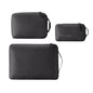 Eagle Creek Pack-It Isolate Cube Set - Packing Cubes for Stackable Storage - Convenient Top Handle - Easy Grab Zipper Pull - Black - XS/S/M - 3 - color: Black