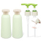 6.7oz Travel Shampoo Bottle with Flip Cap, Refillable Plastic Pump Bottles Dispenser for Soap, Shampoo, Lotions, Liquid Body Wash, Creams and Massage Oil (2Pack, 6.7oz/200ml) - size: 6.7 fl oz