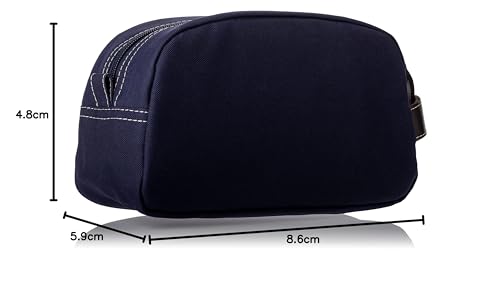 Timberland Men's Toiletry Bag Canvas Travel Kit Organizer - color: Navy