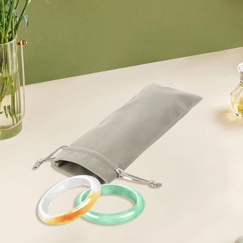 Multiuse Drawstring Bag Scratchproof and Jewelry Storage Pocket for Travel Home Small Item Storage