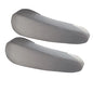 FH Group Flat Cloth Fabric Armrest Cover Semi-Universal Fit, One Pair Gray - color: Gray, style: Armrest Cover