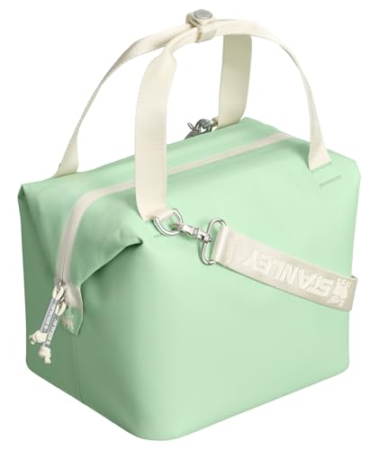 Stanley All Day Julienne Soft Cooler Bag and Lunch Box | Insulated Travel Bag with Zipper | BPA-Free - color: Pistachio, style: Mini