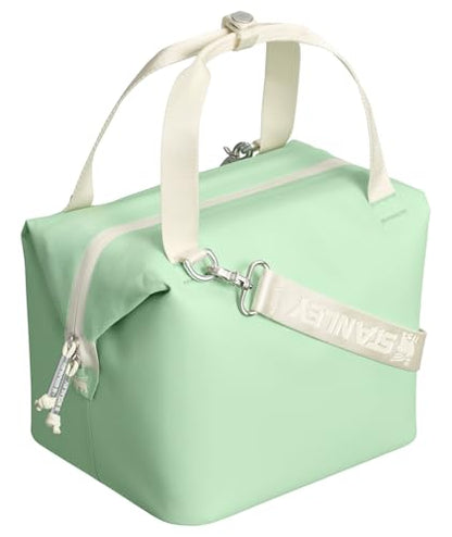 Stanley All Day Julienne Soft Cooler Bag and Lunch Box | Insulated Travel Bag with Zipper | BPA-Free - color: Pistachio, style: Mini