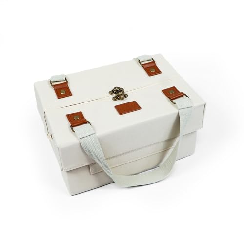 SplayTray: The Bag That Opens Into a Tray (Cream, Medium) - color: Cream, size: Medium
