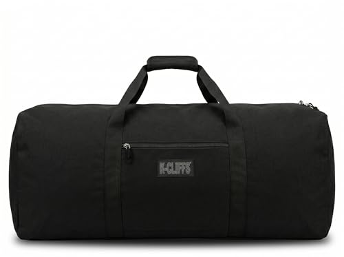 Heavy Duty Cargo Duffel Large Sport Gear Drum Set Equipment Hardware Travel Bag Rooftop Rack Bag - color: Black, size: 42" x 20" x 20"