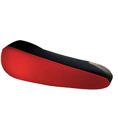 FH Group Flat Cloth Fabric Red Armrest Cover Semi-Universal Fit, One Pair Red - color: Red, style: Armrest Cover