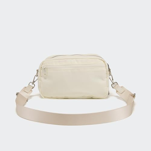 Pander Crossbody Sling Bag – Everyday Purse with Adjustable Strap, Perfect for Travel, Errands, and Daily Use - color: Ivory White