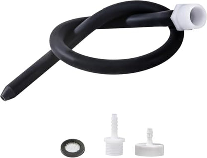 Portable Travel Enema Kit Can Connect Most Water Bottles and Shower Hoses, Silicone Nozzle and 2 Adapter Sizes