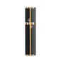 8ML Travel Perfume Refillable Atomizer, Mini Genuine Leather Cologne Sprayer, Protable Pocket Size Empty Fragrance Spray Bottle (Black) - color: Black