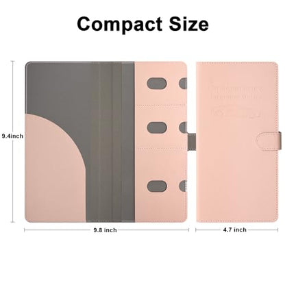 RSAquar Vehicle Glove Box Organizer - Car Document Holder for Cards, Driver License & Essential Documents, JD-Rose Gold - color: JD-Rose Gold