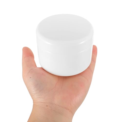 Abaodam 10pcs 250g Plastic Travel Containers for Skincare Creams Refillable Lotion Bottle Jars with Lids Leakproof Mini Cosmetic Cream Holders for Travel and Daily Use