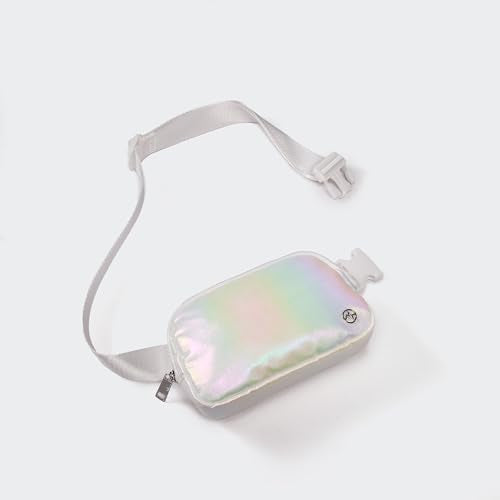 Pander Everywhere Belt Bag for Women, Fashion Waist Packs, Crossbody Bags with Adjustable Strap (Iridescent). - color: Iridescent