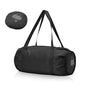 Foldable Sports Gym Duffel with Wet Dry Pocket, Ultralight Travel Carry on Bag, Overnight Weekender for Travel, Beach (Black) - color: Black
