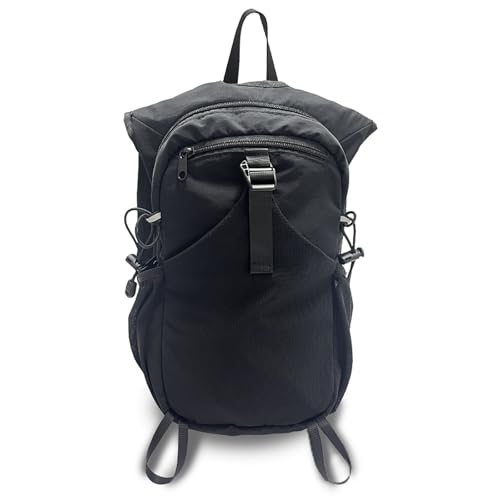 SSZYace Hiking Backpack for Women Men Hiking Essentials Lightweight Backpack for Women Running Accessories Bag for Boys Girls 10L Packable Camping Pack Daypack for Hikings Cycling Running Black - color: Black