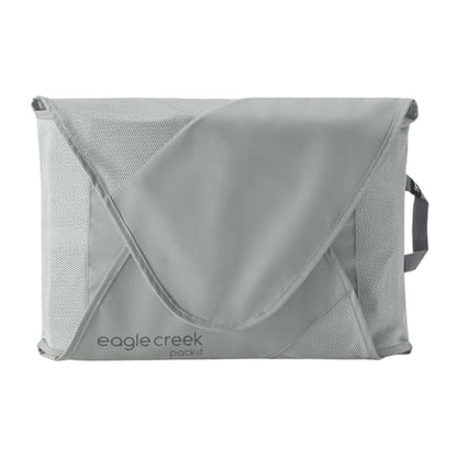 Eagle Creek Pack-It Reveal Garment Folder - Travel Garment Bag with Compression Wings to Maximize Luggage Space - Convenient Top Handle - Quick Drying Material - Storm Grey - Large - color: Grey