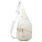 AOSTIHOT Crossbody Small Sling Backpack Sling Bag for Women, Chest Bag Daypack Crossbody for Travel Sport Running Hiking Beige - color: Beige