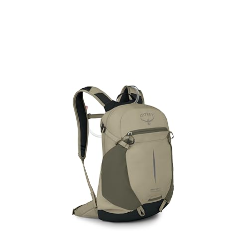 Osprey Sportlite Lightweight Hiking Backpack with Hydraulics Reservoir for Men & Women - Everyday Hydration Travel Bag - color: Olive Tan, style: 15l