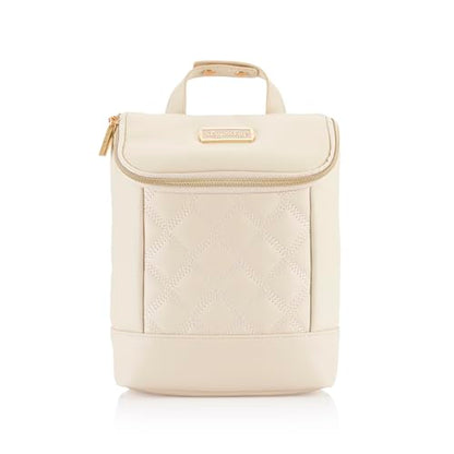 Itzy Ritzy Insulated Bottle Bag – Keeps Bottles Warm or Cool - Holds 3 Bottles & Features Interior Pocket for Ice Pack (Not Included), Milk & Honey - color: Milk & Honey