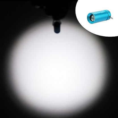 MINI01 Keychain Flashlight mini Keychain Light is Light, Small, and Bright (Mini01-Blue) - color: Mini01-Blue