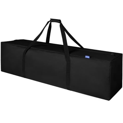 INFANZIA 45inch Sports Duffel Travel Bag, 115L Extra Large Duffel Luggage Bag with Upgrade Zipper, Water Resistant & Foldable Equipment Storage Bag for Camping Tent Tripod Fishing - size: 45x12x13 inch