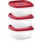 Tribello 5-Cup Food Storage Container with Vented Lid – BPA-Free Plastic, Microwave/Dishwasher/Freezer Safe – Reusable Stackable Meal Prep Container (40 oz) - 3 Pack - size: 3 x 5-Cup