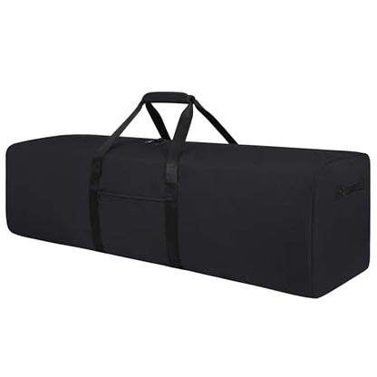 Urbanstand 48 Inch Travel Duffle Bag Extra Large Sport Equipment Duffel Bags with 2-way Lockable Zippers (Black) - color: Black, size: 48inch