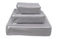 Packing Cubes Bag Pure Canvas Travel Organizers with Durable YKK Zippers for Clothes, Shoes & Luggage Storage (Set of 3 (1 Small, 1 Medium, 1 Large), Gray) - color: Gray, style: Set of 3 (1 Small, 1 Medium, 1 Large )