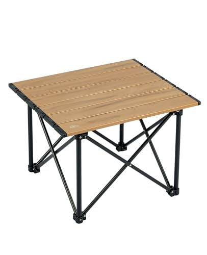 iClimb Ultralight Compact Camping Folding Table with Carry Bag (Reinforced Nature - S) - color: Reinforced Nature, size: Small