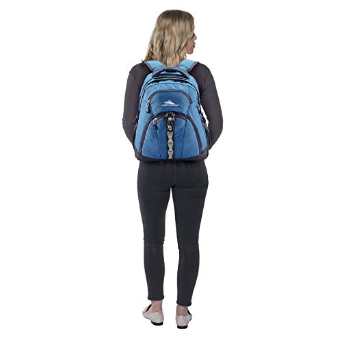 High Sierra Access 2.0 Laptop Backpack, Graphite Blue/Mercury, One Size - color: Graphite Blue/Mercury
